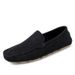 New men's casual foot set bean shoes comfortable soft soled driving leather shoes_vogvips.com