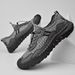 Men 2024 Summer Breathable Mesh Hollow Slip-On Casual Sports Non-Slip Large Size Stitched Sole Men's Shoes_vogvips.com