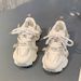Women's Shoes New Spring Breathable Cloth All Match Student Sports Thick Bottom Heightening Running Shoes_vogvips.com