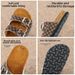 Unisex Summer Flat Sandals With Double Buckle, Thick Sole, Leopard Print, Cork, Women's Cross Body Sandals_vogvips.com