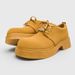 ShoeVault Leather Autumn Casual Men's Trendy High-end British Style Low-top Round Toe Derby Shoes Lightweight Breathable_vogvips.com