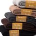 Autumn Winter Men's Solid Color Casual Terry Mid-Calf Thickened Wool Women's Warm Socks_vogvips.com