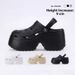 Women's Summer Platform Sandals High Heels Breathable Non Slip Thick Sole Two Way Design Beach Style Shoes_vogvips.com