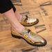Plus Size Autumn Shiny Leather British Style Trendy Formal Business Casual Hairstylist Men's Shoes_vogvips.com