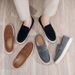 SHLIANG Men's Suede Leather Loafers Classic Brown Loafers Man Walking Shoes Casual Slip-On Driving Shoes For Men X0001_vogvips.com