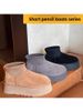 Winter Sheepskin Fur Integrated Thick-soled Short Elastic Boots Short Boots Casual Thickened Warm Snow Boots Women_vogvips.com