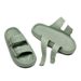 2023 New Adjustable Slippers Thick Sole Slippers Double Buckle Home Bathroom Anti Slip Cloud Slippers Women Outdoor Beach Slides_vogvips.com