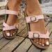 New Summer And Women's Shoes, Toe-Clamp Double Buckle Flat Ethnic Large Size Slippers For Women,_vogvips.com
