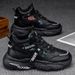2025 Autumn New Breathable High-top Sneakers Men's Trendy Versatile Thick-soled Casual Running Dad Shoes_vogvips.com