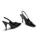 High Heels 2022 French Style New Versatile Summer Stiletto Patent Leather Black Work Sandals For Women_vogvips.com