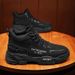 2025 Autumn High Martin Korean Version Versatile Workwear Mid Top Short Trendy Shoes Men's Boots_vogvips.com