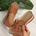Wedge Vintage Anti-Slip Leather Slippers Premium Orthopedic Sandals Casual Platform Retro Shoes Home Slides Women_vogvips.com