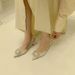 Baotou Sandals For Women 2024 New Summer Rhinestone Square Buckle Fairy Open Back French Style Thin High Heel Pointed_vogvips.com