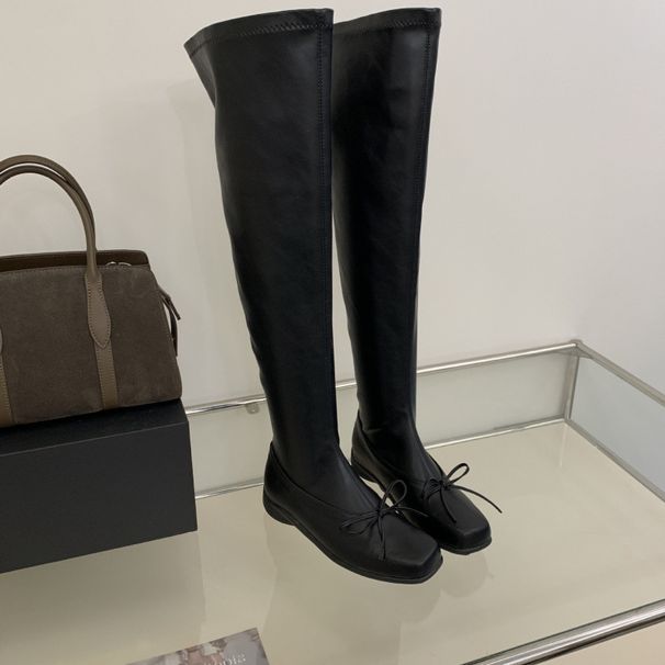 005-1~Chunky Heel French Over-The-Knee Long For Women, 2026 New High-Tube Stacked Boots_vogvips.com