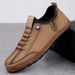ShoeVault Large Size Genuine Men's 2025 New Breathable Soft Sole Casual Work Safety Chef Leather Shoes Versatile Simple_vogvips.com