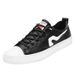 Men's Shoes Little White Shoes Flat Skateboard Shoes Men's Casual Student Microfiber Leather Surface_vogvips.com