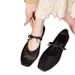 Bowknot Fairy Flats Women's 2026 New Spring Summer Flat Mesh Breathable Shallow Mary Jane Shoes_vogvips.com