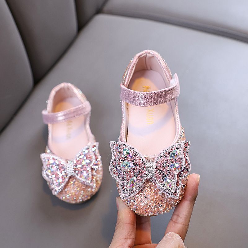 Baby Girl Girl Girl Princess Diamond Single Shoe Shoes Dance Show Shoes_vogvips.com