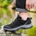 New Mountaineering Outdoor Anti Slip Hiking Men's Wear Resistant Large Camping Sports Running Travel Shoes 38A_vogvips.com
