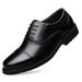 Suitable For All Seasons Spring And Autumn Three Festival Bright Patent Formal Security Professional Business Men's Leather Shoes, Large Size_vogvips.com