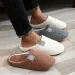 Couples Home Slippers Soft Fur Slippers Warm Indoor Flat Slides Nonslip Cotton Shoes Bedroom Light Slience Flats Floor Shoes_vogvips.com