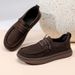 Suitable For All Seasons Crooked Shoes For Men 2024 Autumn New Versatile Business Casual Genuine Leather Men's Thick-Soled Loafers_vogvips.com