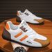 Men's Casual Sneakers - Breathable Mesh Driving Shoes With Lace-Up Design, Lightweight Comfort For Running, Walking & Everyday Wear_vogvips.com