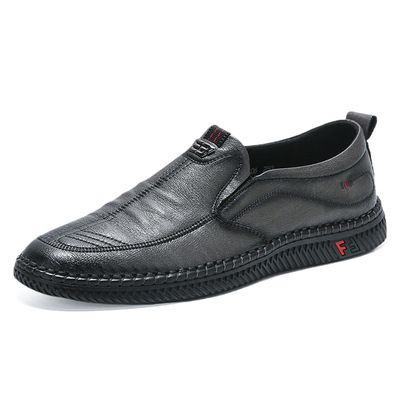 ct Suitable For All Seasons New 2024 Men's Leather Sole Soft Surface Business Casual Middle-aged Dad Shoes Fashion Driving Loafers_vogvips.com