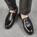 Suitable For All Seasons Spring And Autumn Casual Hairstylist British Business Formal Leather Shoes, Men's Small Stature Thick-Soled_vogvips.com