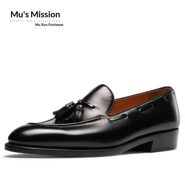 New Releases In December M302 One-Piece Dropshipping Loafers Tassel Casual Men Shoes British Korean Version Trend Slip-On Summer_vogvips.com