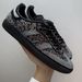 Retro Low Top Sneakers Multicolor Rhinestone Black White Stylish Shoes_vogvips.com