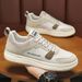 Spring New Breathable Canvas Men's Trend Versatile Little White Thick Sole Sports Casual Board Shoes_vogvips.com