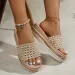 Summer Outdoor Platform Slippers Casual Round Toe Sandals Plus Size Simple Ladies Shoes Slides Women 260112_vogvips.com