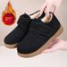 Autumn Winter Fashion Versatile Cotton Shoes Outdoor Snow With Fleece Lining Thickened Warm Comfortable Women's Boots_vogvips.com