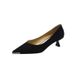 Black Versatile Small Shallow Mouth For Women In Spring And Autumn 2025 New Pointed Middle Heel Fashion High Heels_vogvips.com