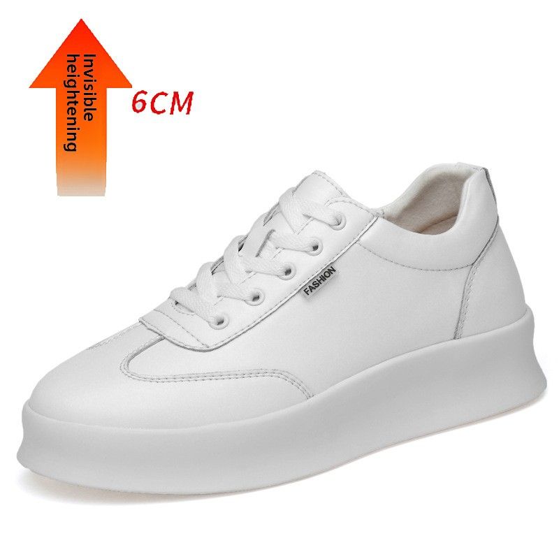 Platorm Casual Running Men's Shoes Men's Invisible Inner Height-increasing Sports Shoes British Board Shoes_vogvips.com