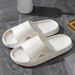 Women's Eva Slippers With A Poop-Feeling Feel, Women's Summer New Home Household Couples Thick-Soled Non-Slip Bathing And Bathroom Slippers For Women_vogvips.com