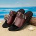 Men's New Fashionable Soft Soled Sandals, Comfortable, Breathable, Lightweight, One Foot Men's Sandals_vogvips.com
