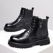 European Warm Series Martin High Autumn New Fleece Lined Warm Business Casual Height Increasing Mid Top Leather Shoes Men's Work Boots_vogvips.com
