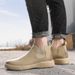 European Warm Series Autumn Winter New Boots With Fleece Lining, Warm, Size 48, Fashionable Trendy Shoes, Non-Slip Slip-On High-Top_vogvips.com