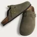 Half Drag Sandals Clogs Women And Men Suede Mules Slipper Classic Cork Antislip For Outdoor Slippers With Arch Support_vogvips.com