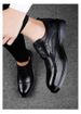 Leather Shoes Men's Casual Dress Engraved Suit Wedding Shoes Crocodile Pattern Men's Shoes_vogvips.com