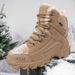 Men's Tactical Boots For Outdoor Training, Hiking, Mountain Climbing & Desert Exploration - Durable Military Work Boots Adventure Rescue Work Shoes_vogvips.com