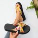 Women's Cross Strap Platform Beach Sandals Lightweight Plus Size Printed New Summer European And American Style_vogvips.com