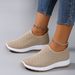 Spring New Women's Fashionable, Breathable, Lightweight, Non-slip, Wear-resistant, Casual Sports Shoes, Flat Shoes_vogvips.com