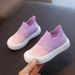 Spring Autumn Color-Block Breathable Big Kids, Trendy Casual For Students, Korean Style Boys' And Girls' Flyknit Single_vogvips.com