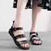 Korean-style Transparent Summer New Crystal Flat Sandals, Non-slip, Waterproof, Soft-soled Jelly, Ins Student Rain_vogvips.com