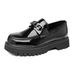 Spring And Autumn Slip-On Loafers, Thick-Soled Height-Increasing Shoes, Black Fashionable Men's Casual Leather Shoes 306_vogvips.com