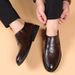 2025 Autumn New Business Dress Genuine Breathable Pointed Leather Shoe Covers, Single Shoes, Men's 1358_vogvips.com