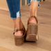 YUDX Roman Open Platform Women Summer Retro Peep Toe Thick Bottom Wedge Shoes Casual High Heel Sandals Plus_vogvips.com
